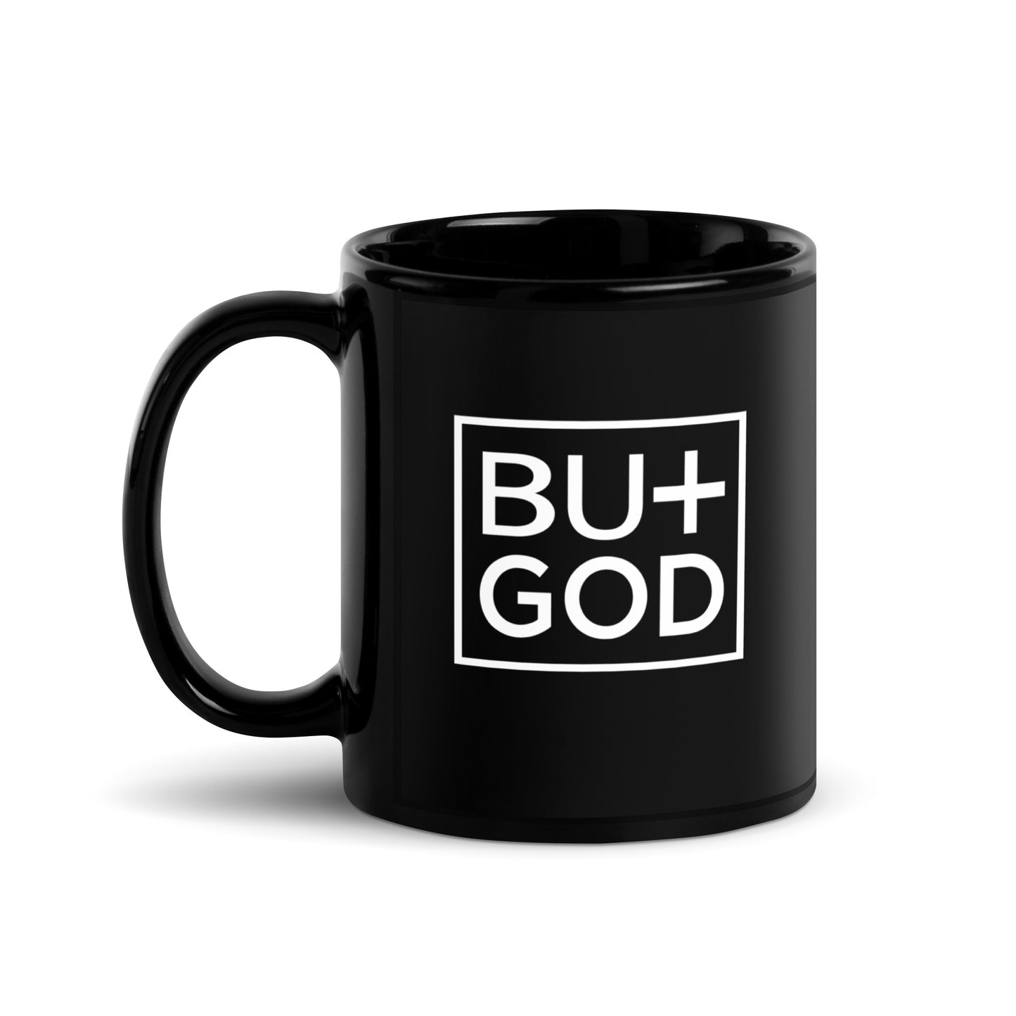 But God Black Mug