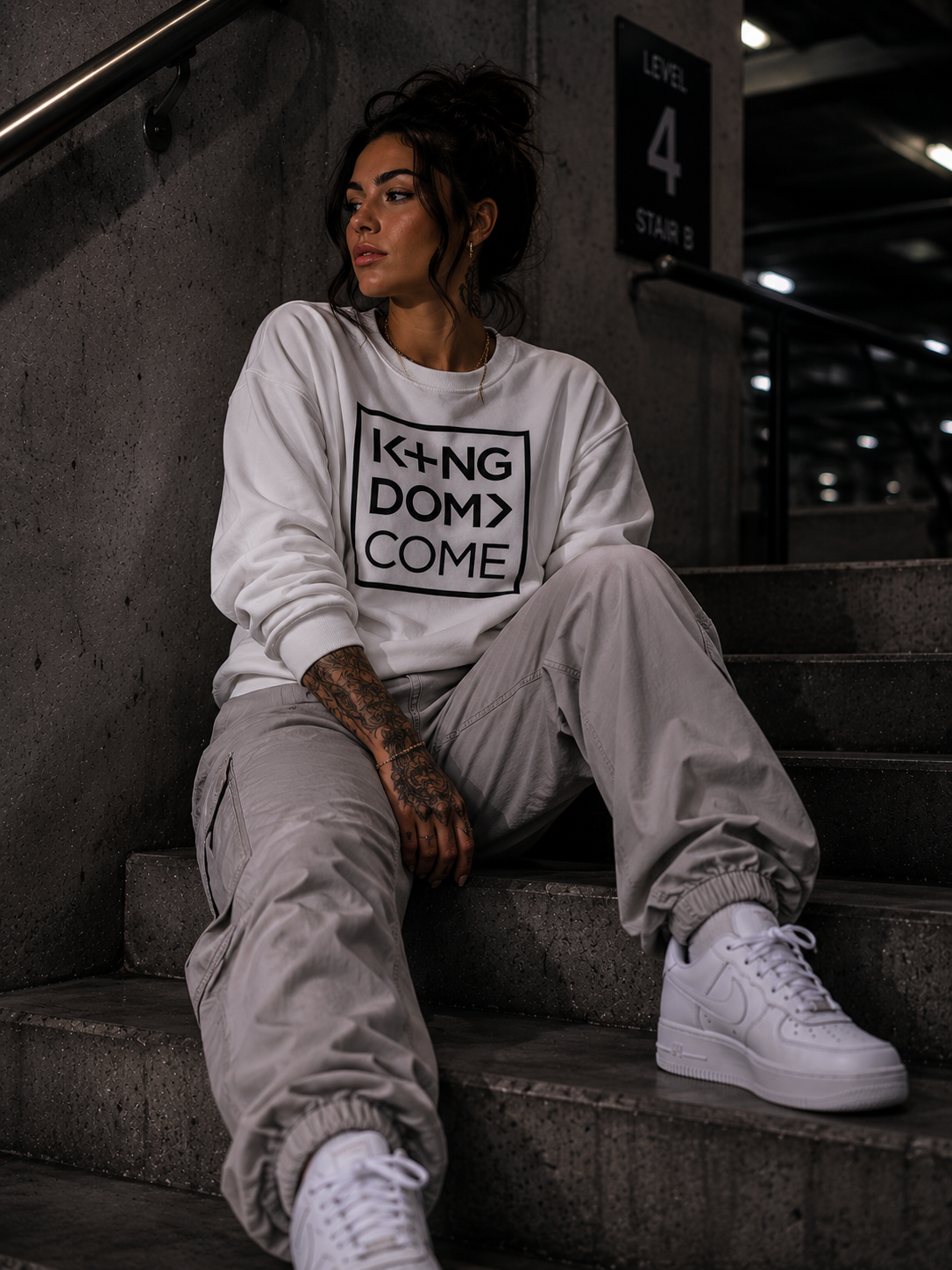 Kingdom Come Logo Premium Crew